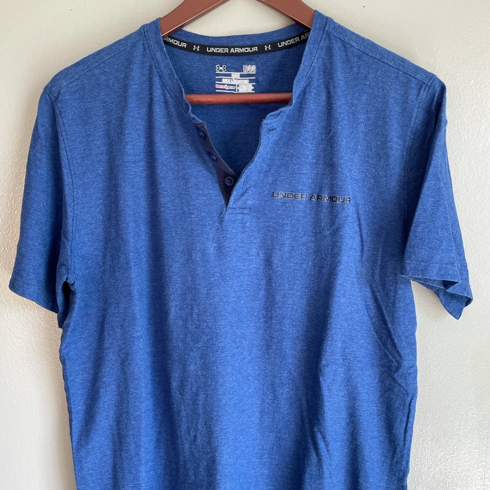 Blue Under Armour Henley